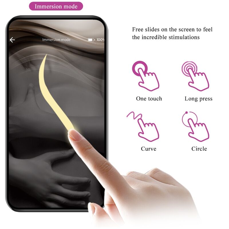 PRETTY LOVE - CATALINA VIBRADOR COM CONTROLO APP LILÁS