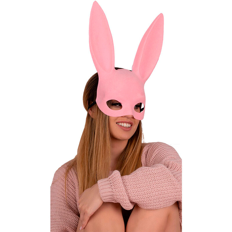 LIVCO CORSETTI FASHION - KOHU RABBIT PINK MJ009 MÁSCARA TAMANHO ÚNICO