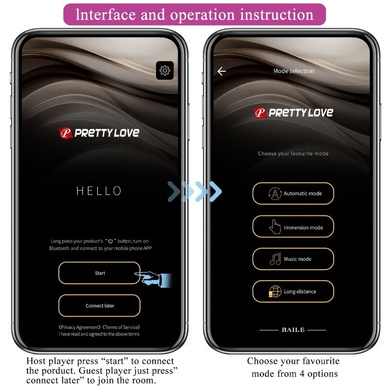 PRETTY LOVE - ELVIRA BOLAS KEGEL COM CONTROLO APP ROXO