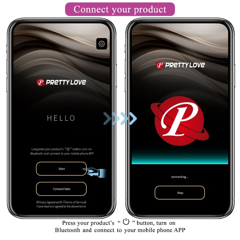PRETTY LOVE - ELVIRA BOLAS KEGEL COM CONTROLO APP ROXO