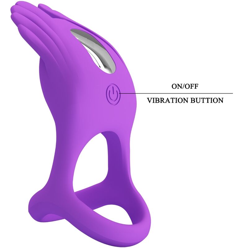 PRETTY LOVE - SILAS ANEL VIBRADOR 7 VIBRAÇÕES EM SILICONE LILÁS