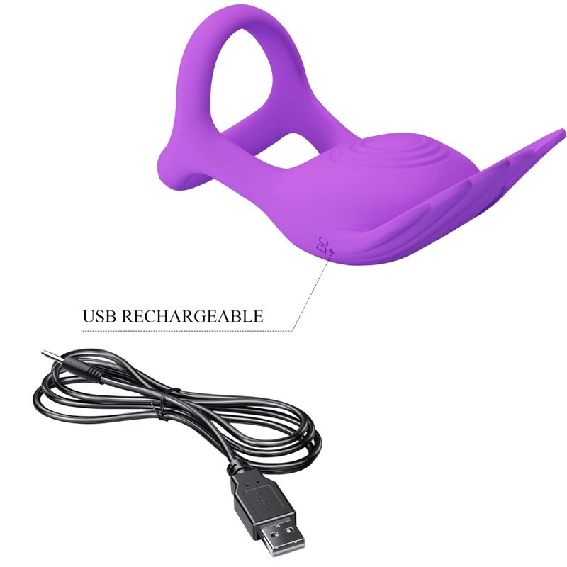 PRETTY LOVE - SILAS ANEL VIBRADOR 7 VIBRAÇÕES EM SILICONE LILÁS