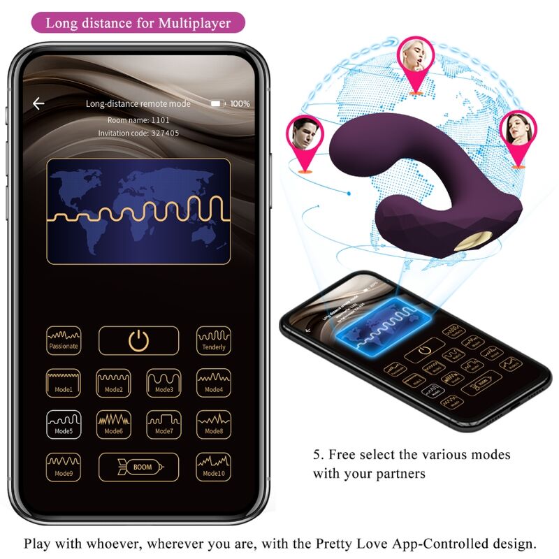 PRETTY LOVE - BILLY VIBRATION LILÁS APP GRATUITA