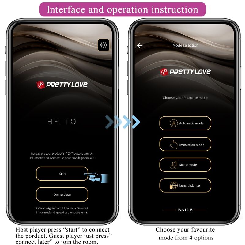 PRETTY LOVE - BILLY VIBRATION LILÁS APP GRATUITA