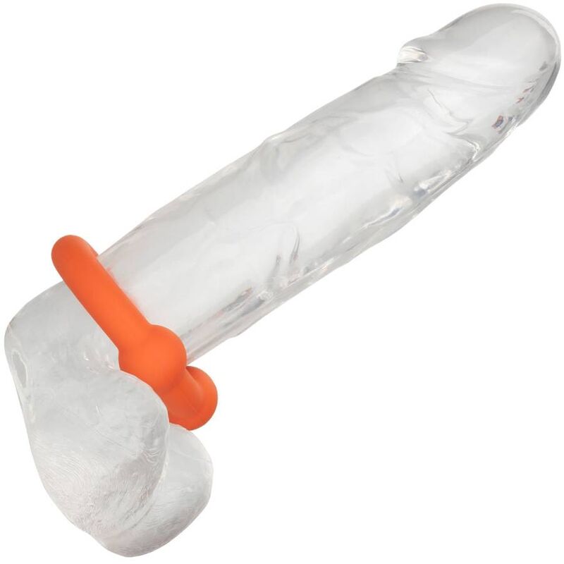 CALEXOTICS - ALPHA ANEL DUPLO COM BOLA LARANJA