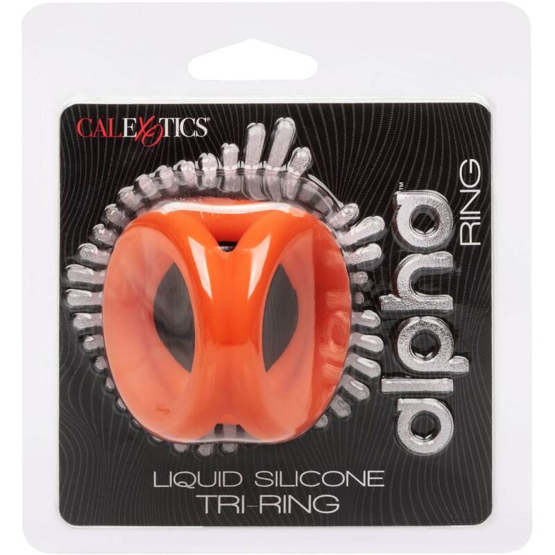 CALEXOTICS - ALPHA TRIPLO ANEL LARANJA