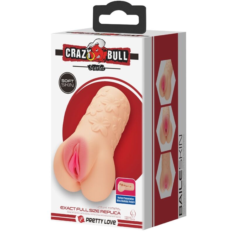 CRAZY BULL - SCARLET MASTURBADOR EM FORMA DE VAGINA