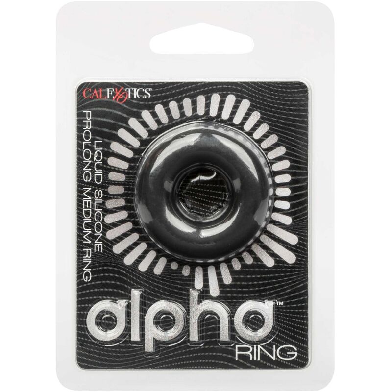 CALEXOTICS - ALPHA ANEL ALONGADOR MÉDIO PRETO