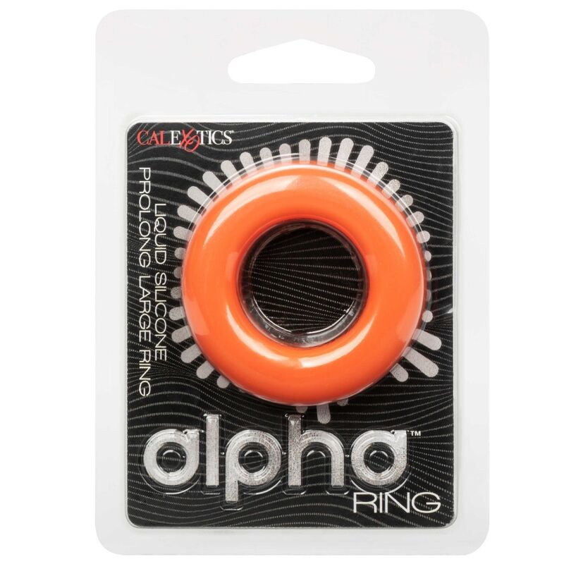 CALEXOTICS - ALPHA ANEL ALONGADOR GRANDE LARANJA
