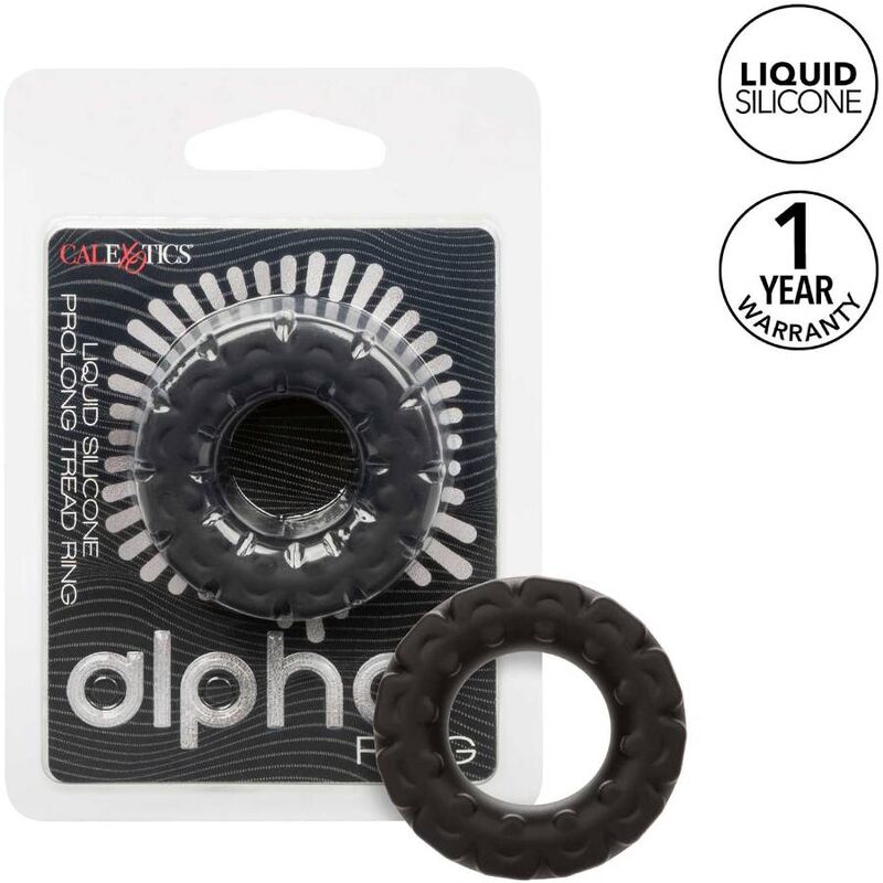 CALEXOTICS - ALPHA ANEL ALONGADOR TEXTURADO PRETO