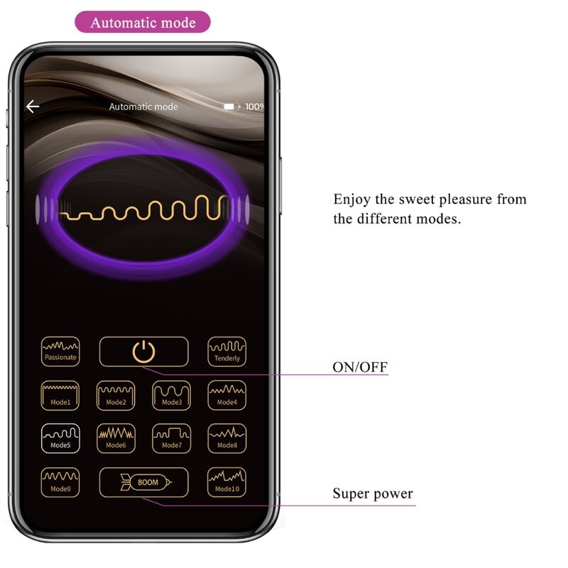 PRETTY LOVE - AUGUST DOUBLE PLEASURE VIBRATOR WITH APP CONTROL