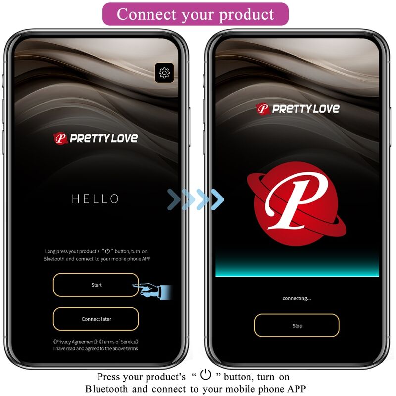 PRETTY LOVE - AUGUST DOUBLE PLEASURE VIBRATOR WITH APP CONTROL