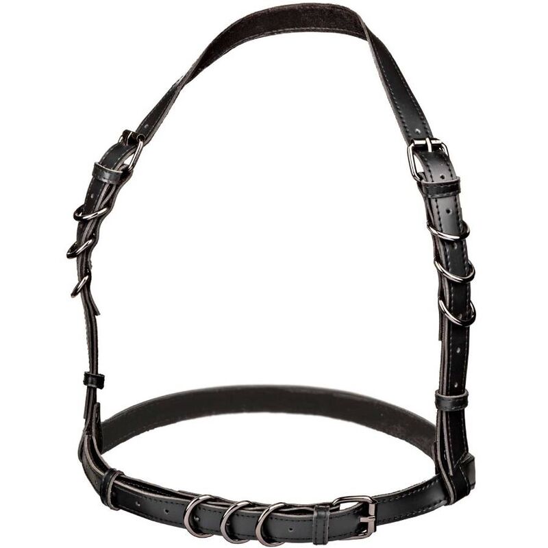 CALEXOTICS – EUPHORIA ARNÊS HALTER COM FIVELA TAMANHO PLUS PRETO