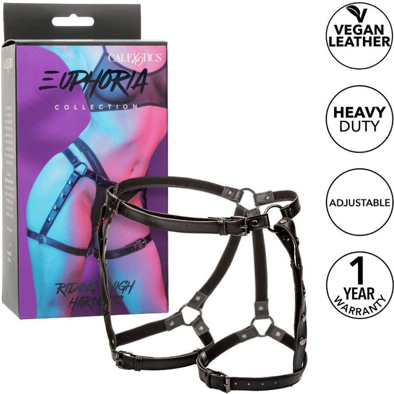 CALEXOTICS – EUPHORIA ARNÊS DE COXA TIPO EQUITAÇÃO