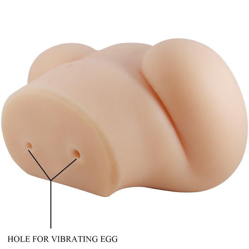 CRAZY BULL - VAGINA E ÂNUS REALISTAS COM VIBRADOR LUNA
