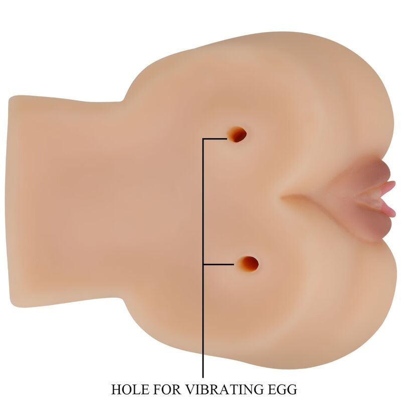 CRAZY BULL - VAGINA E ÂNUS REALISTAS COM VIBRADOR KYLIE
