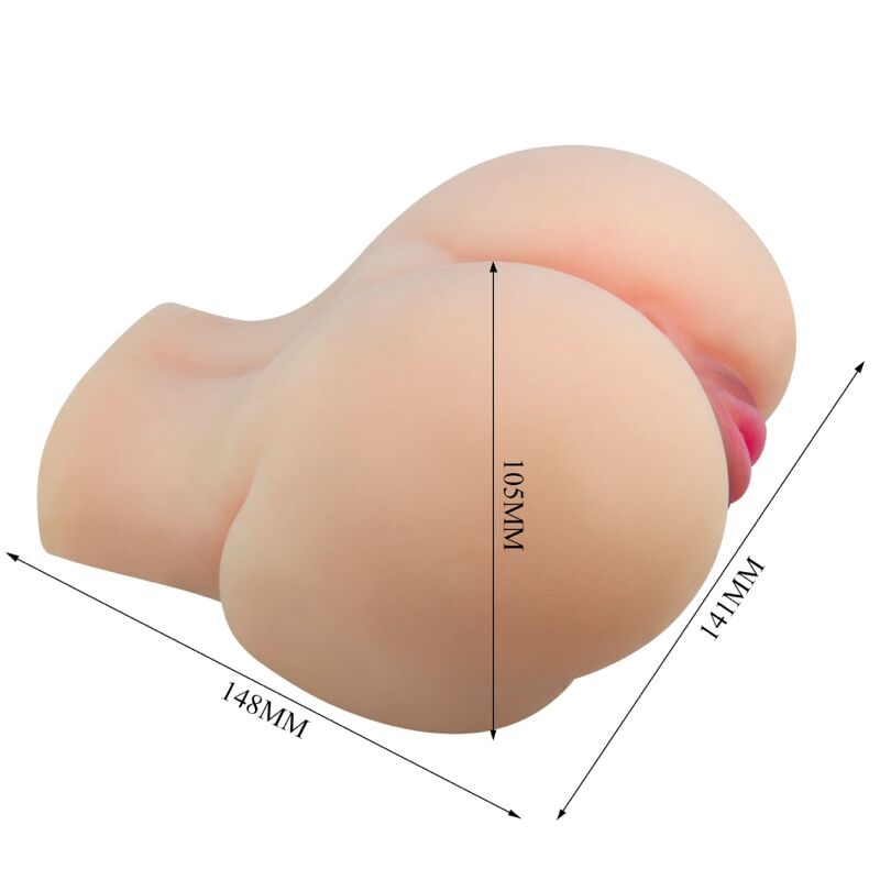 CRAZY BULL - VAGINA E ÂNUS REALISTAS COM VIBRADOR KYLIE
