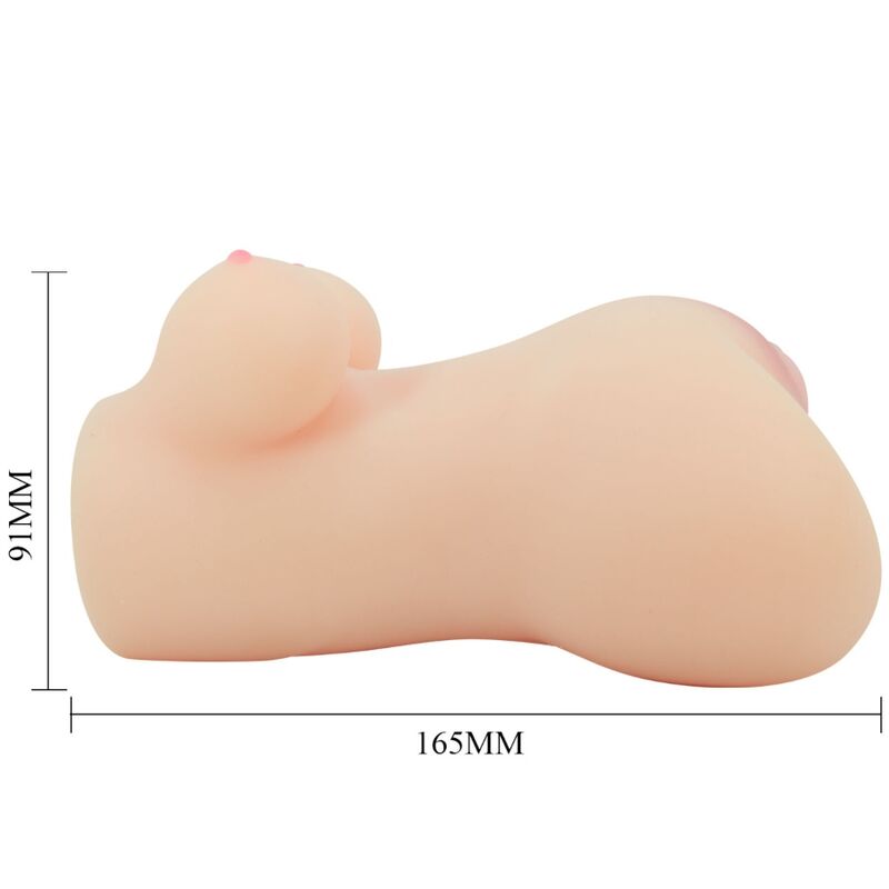 CRAZY BULL - VAGINA E ÂNUS REALISTAS COM VIBRADOR HANNAH