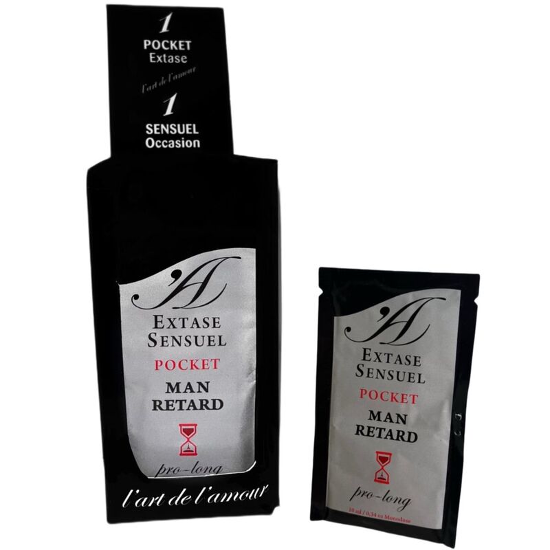 EXTASE SENSUAL - POCKET GEL RETARDANTE MASCULINO 10 ML