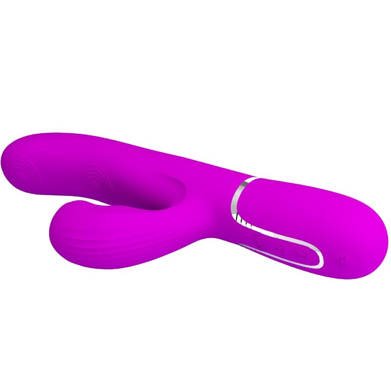 PRETTY LOVE - PERLITA VIBRADOR PONTO G 3 EM 1 MULTIFUNÇÕES VIOLETA