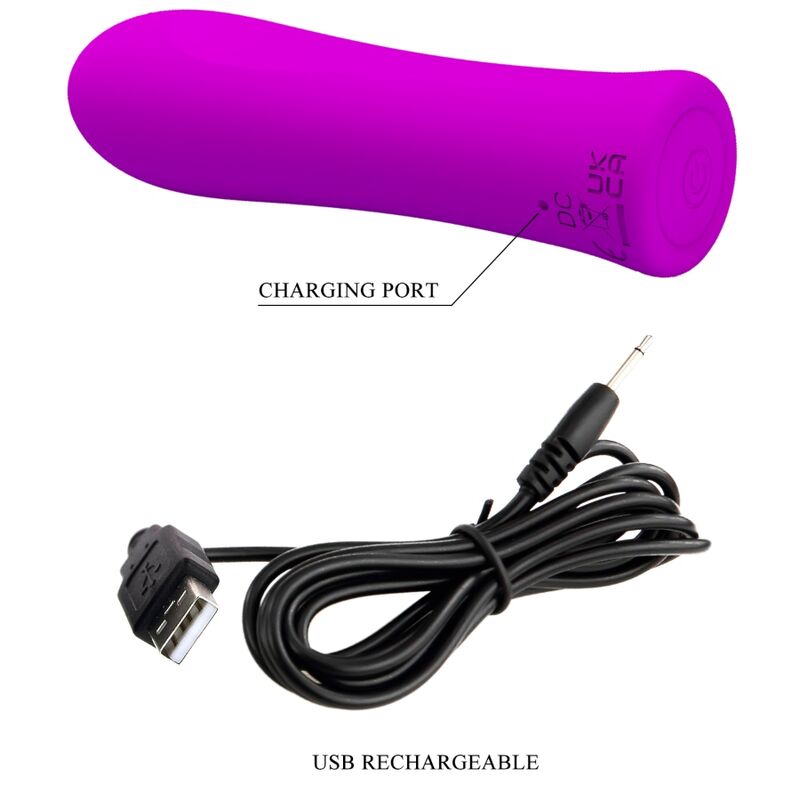 ALFREDA VIBRADOR SUPER POWER ROXO - PRETTY LOVE