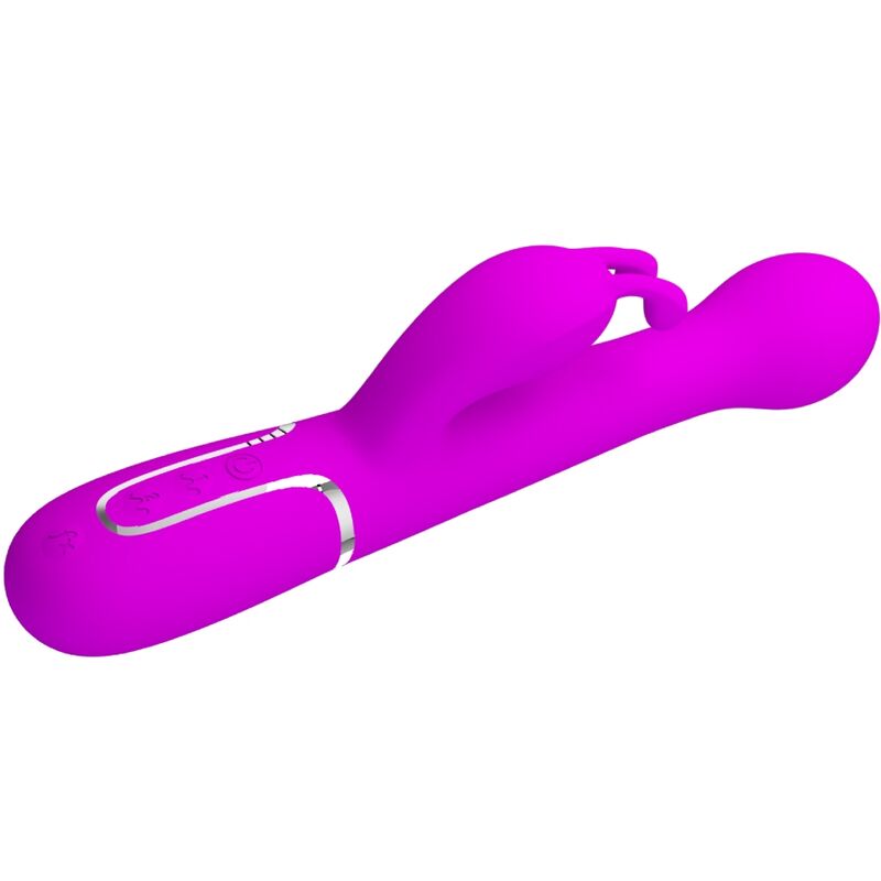 DEJON RABBIT VIBRATOR 3 IN 1 MULTIFUNCTIONAL PURPLE - PRETTY LOVE