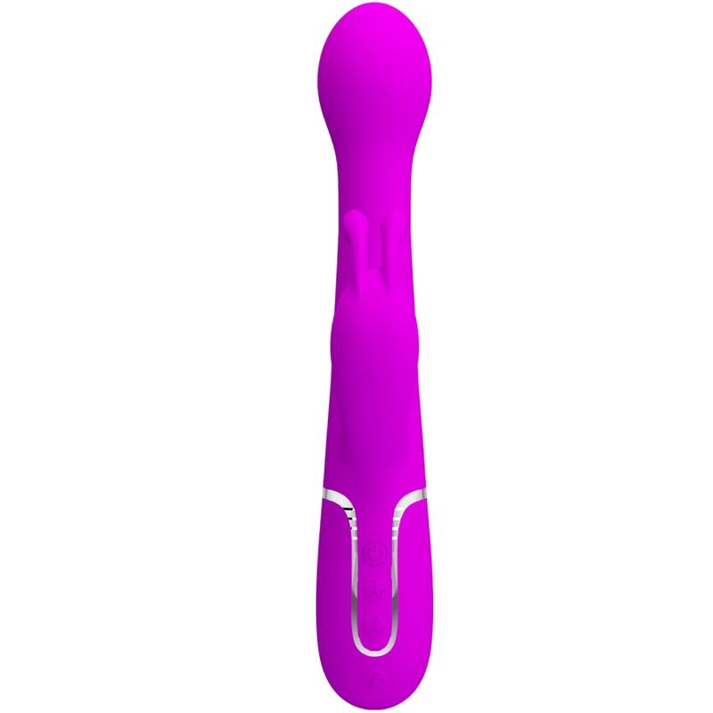 DEJON VIBRADOR RABBIT 3 EM 1 MULTIFUNÇÕES ROXO - PRETTY LOVE