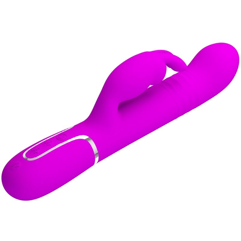 PRETTY LOVE - VIBRADOR COALE RABBIT COM PÉROLAS VIOLETA