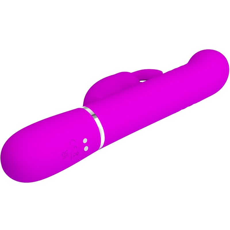 PRETTY LOVE - VIBRADOR COALE RABBIT COM PÉROLAS VIOLETA