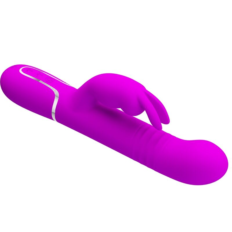 PRETTY LOVE - VIBRADOR COALE RABBIT COM PÉROLAS VIOLETA