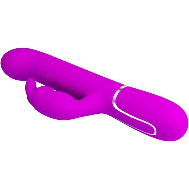 PRETTY LOVE - VIBRADOR COALE RABBIT COM PÉROLAS VIOLETA