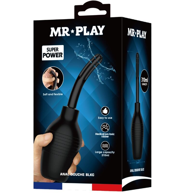 MR PLAY - DUCHE ANAL SUPER POWER PRETO