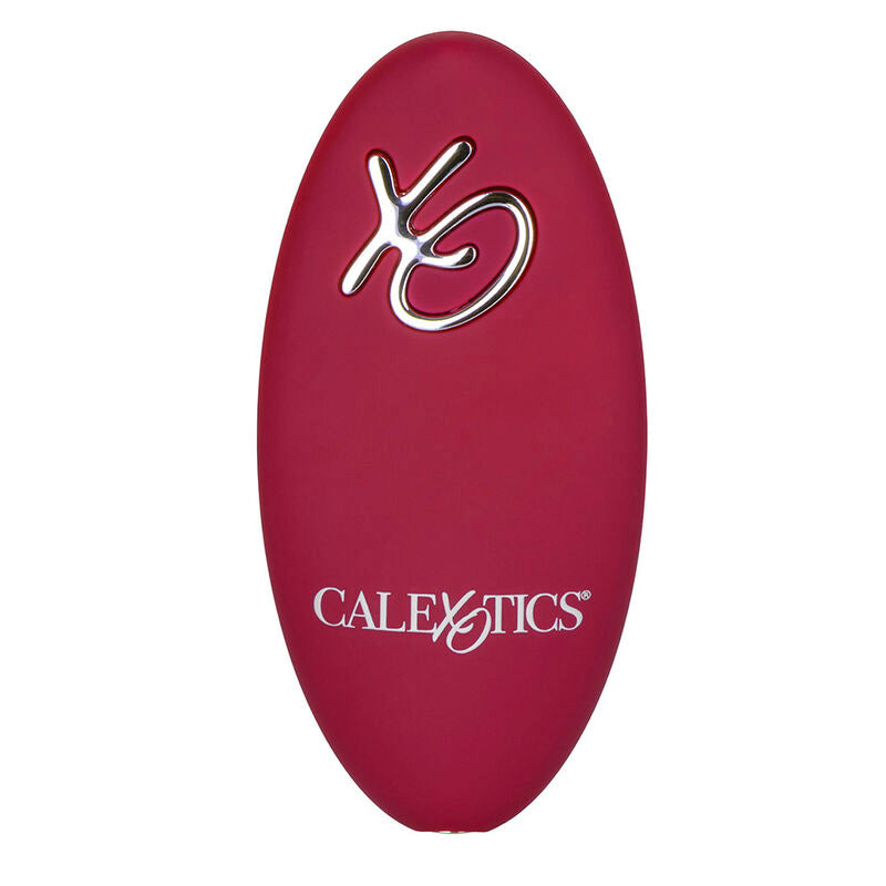 CALEXOTICS - RIDER MASSAJADOR DUPLO MOTOR COM CONTROLO REMOTO VERMELHO