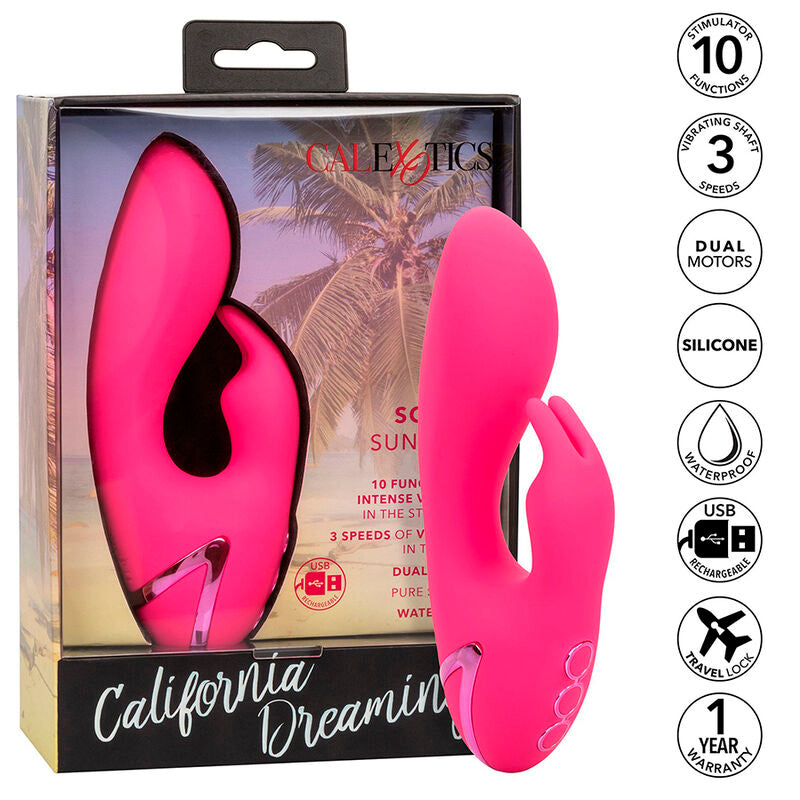 CALEXOTICS - SO. CAL SUNSHINE VIBRADOR RABBIT FUCSIA BY CALIFORNIA DREAMING