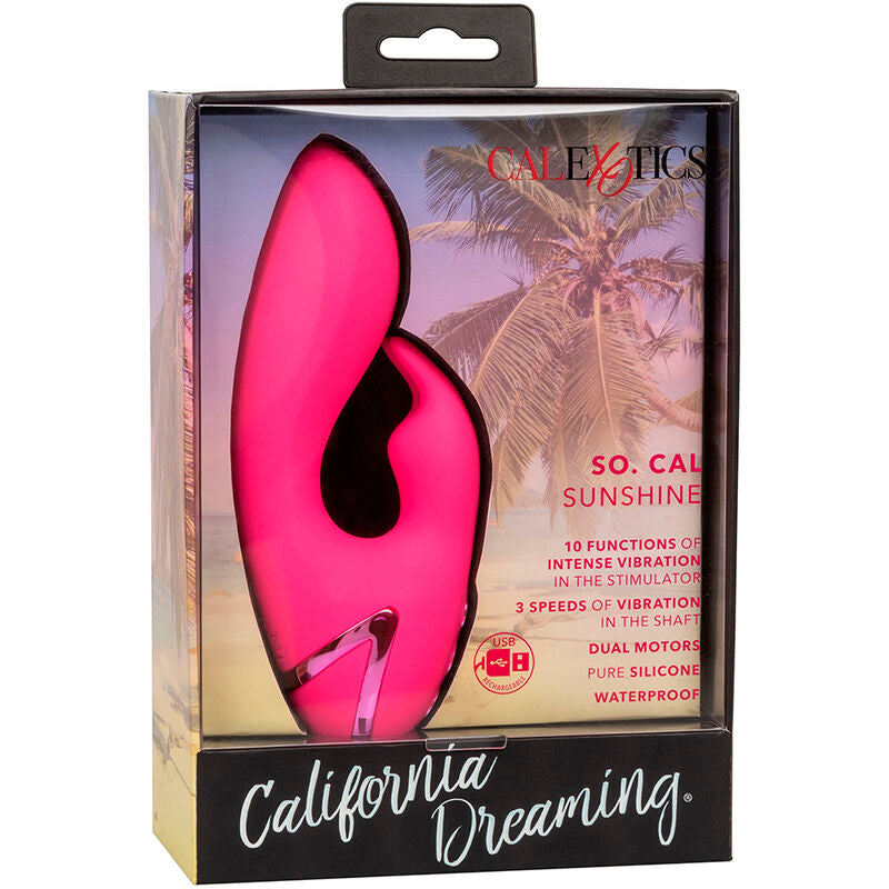CALEXÓTICAS - ASSIM. CAL SUNSHINE VIBRADOR COELHO FÚCSIA POR CALIFORNIA DREAMING