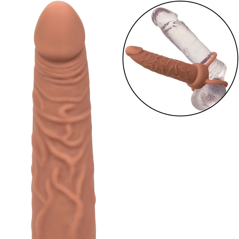CALEXOTICS - PERFORMANCE MAXX RECHARGEABLE DOUBLE PENETRATOR BROWN SKIN TONE