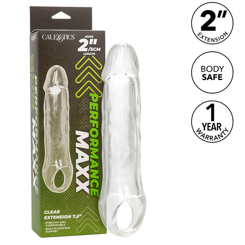CALEXOTICS - PERFORMANCE MAXX EXTENSOR TRANSPARENTE 7,5