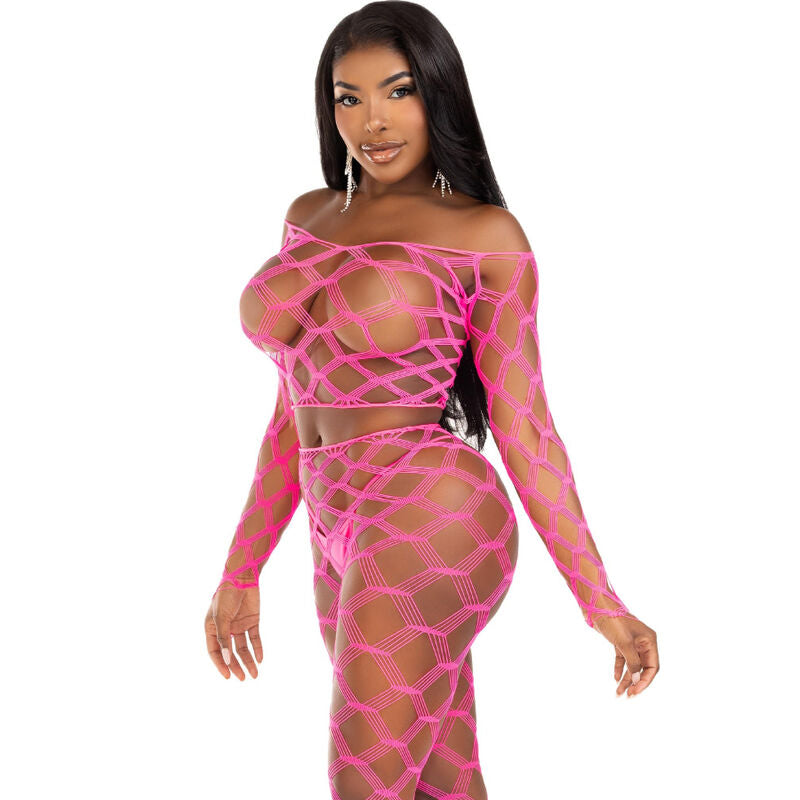 LEG AVENUE - GREEN HARDCORE TOP &amp; LEGGINGS