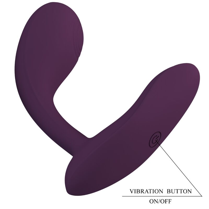 PRETTY LOVE - BAIRD VIBRADOR PONTO G 12 MODOS RECARREGÁVEL LILÁS APP