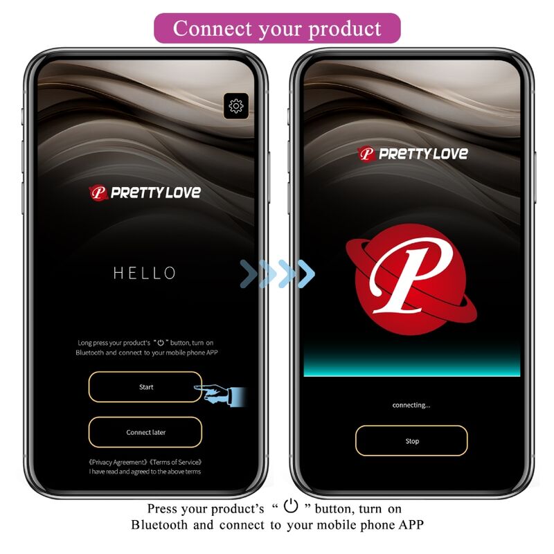 PRETTY LOVE - BAIRD VIBRADOR PONTO G 12 MODOS RECARREGÁVEL LILÁS APP