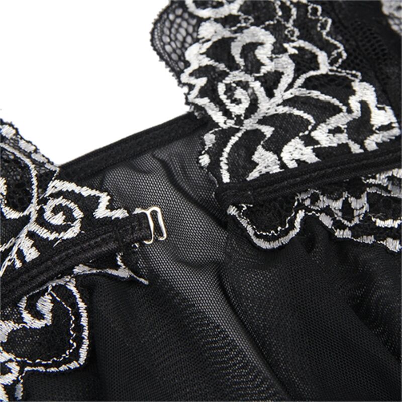 SUBBLIME - TULLE BABYDOLL WITH LACE BREAST S/M