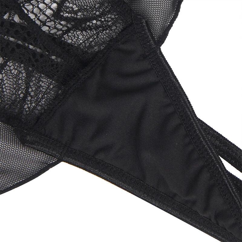 TEDDY GOLA HALTER ESPALDA DESCUBERTA RENDA - Sex Shop Sexy