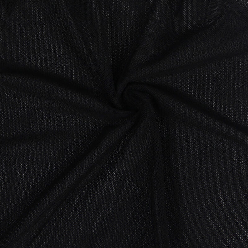 SUBBLIME - TULLE BABYDOLL WITH LACE DETAIL AND BLACK FLOWER S/M