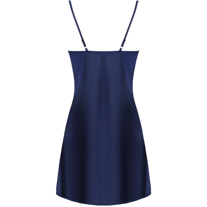 LIVCO CORSETTI FASHION - JACQUELINE LC 90249 ROUPO + CAMISA + CALCINHA AZUL MARINHO S/M