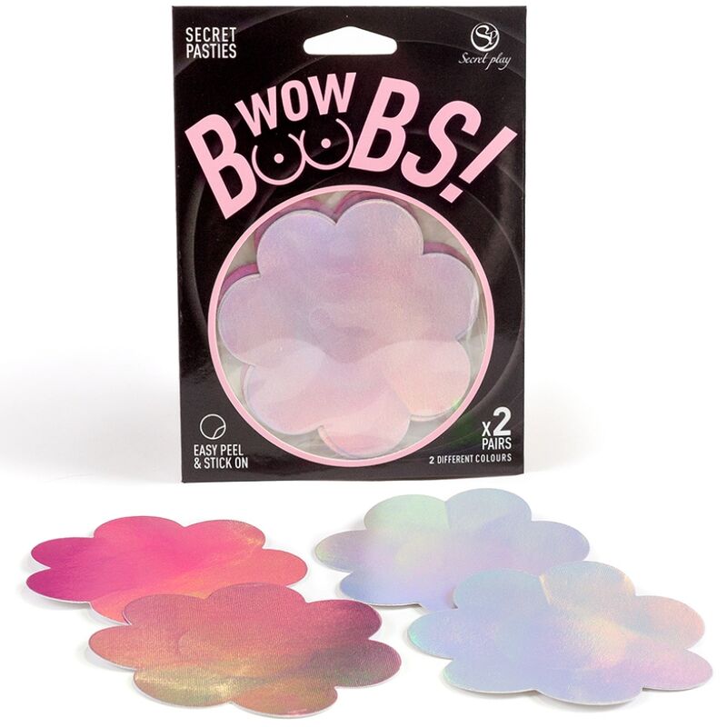 SECRET PLAY - WOW BOOBS! CUBRE MAMILOS FLOR