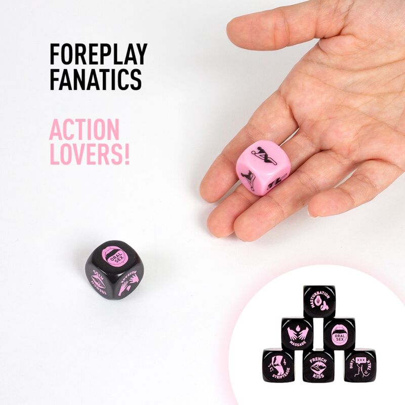 SECRET PLAY - JOGO 2 DADOS FOREPLAY FANATICS