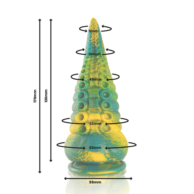 EPIC - CETUS DILDO TENTÁCULO VERDE TAMANHO PEQUENO