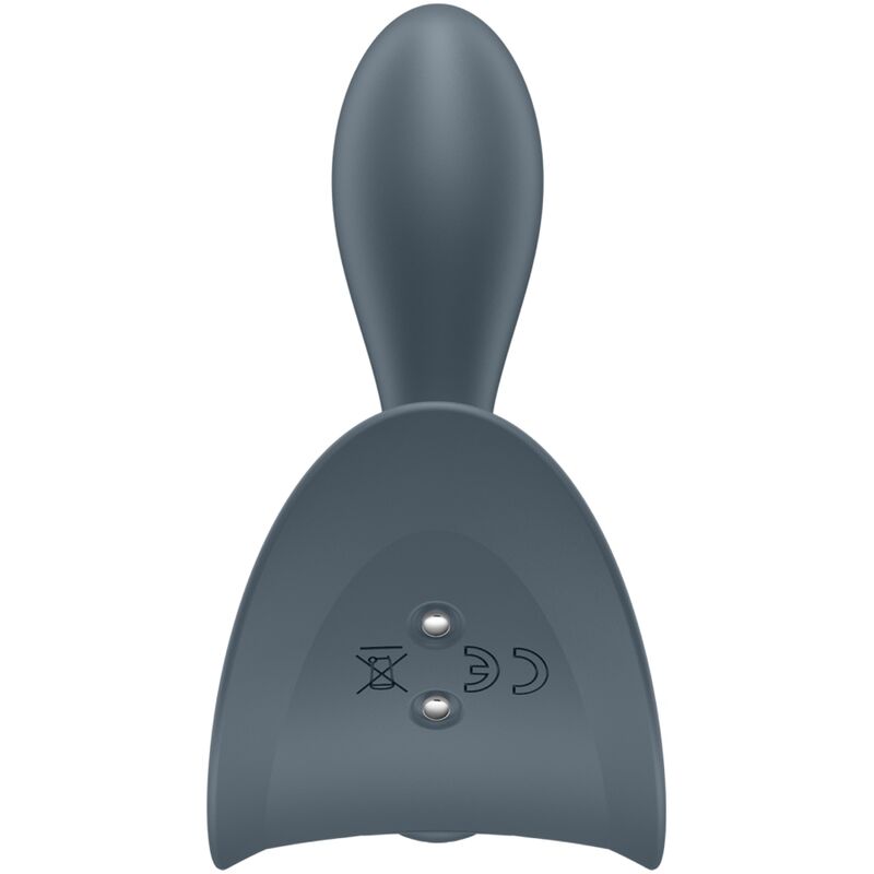 SATISFYER - BOOTY ABSOLUTE BEGINNERS 2 PLUG ANAL VIBRADOR UNISSEXO PRETO