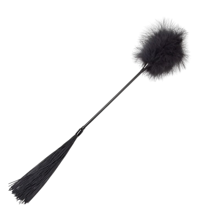 SECRET PLAY - PLUMAGEM + CHICOTE PRETO