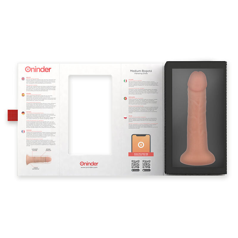 ONINDER - MEDIUM BOGOTÁ CYBER REALISMO VIBRAÇÃO 20 CM Ø 4.2 CM APP GRATUITA